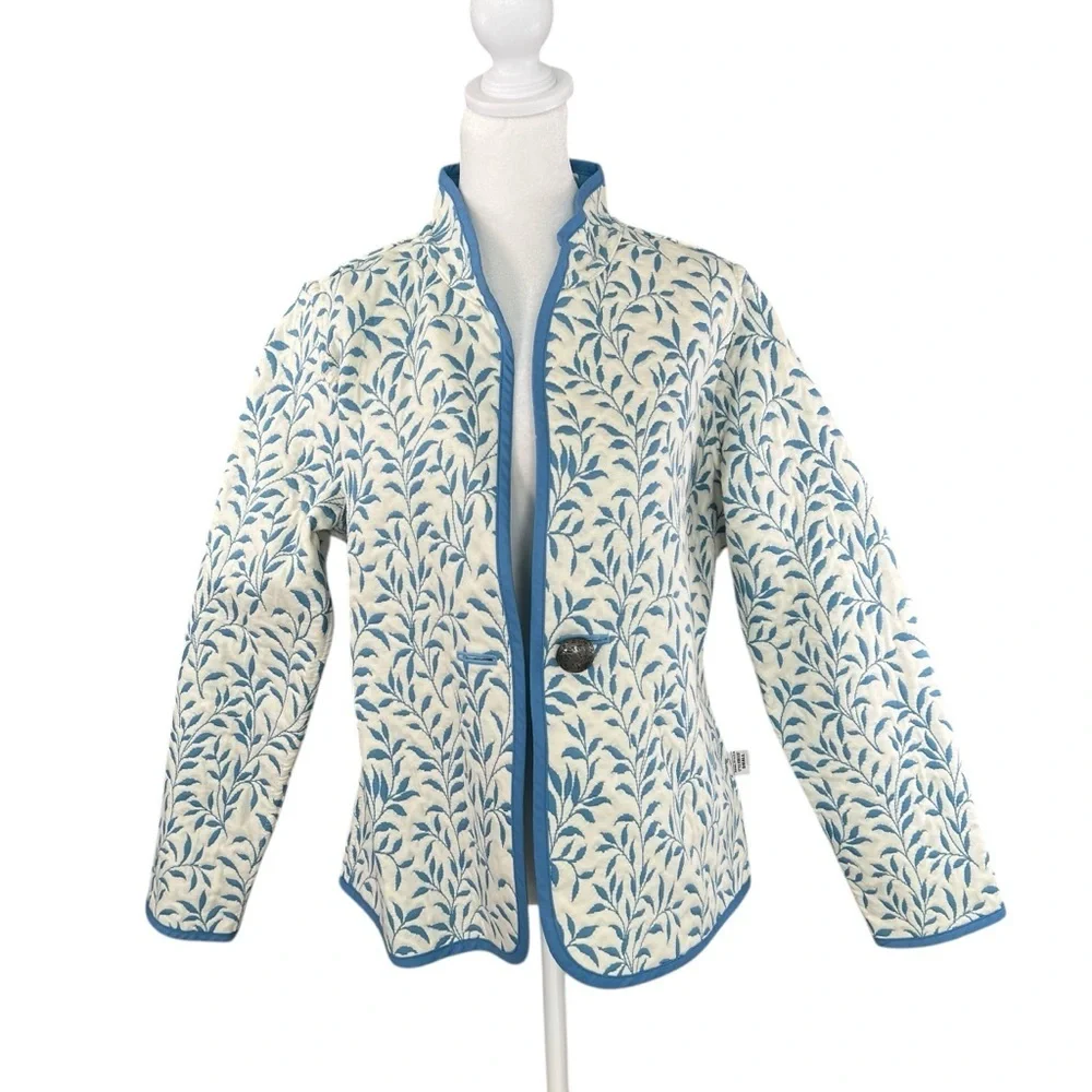 TRIMDIN Artisan Reversible Jacket Tuscany Collection Cobalt Blue Size Small - Picture 5 of 14